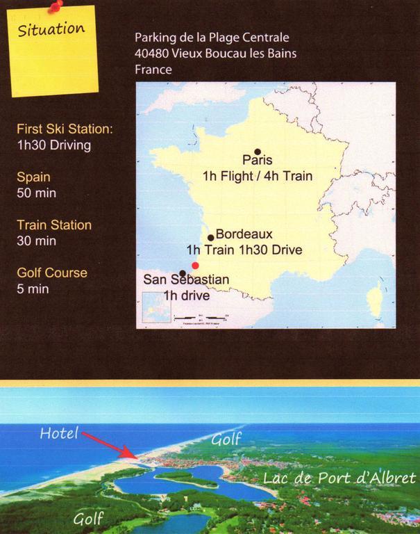 Hotel De La Pomme De Pin Vieux-Boucau-les-Bains Extérieur photo